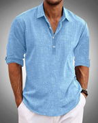 Luciano • Camisa de lino refinada
