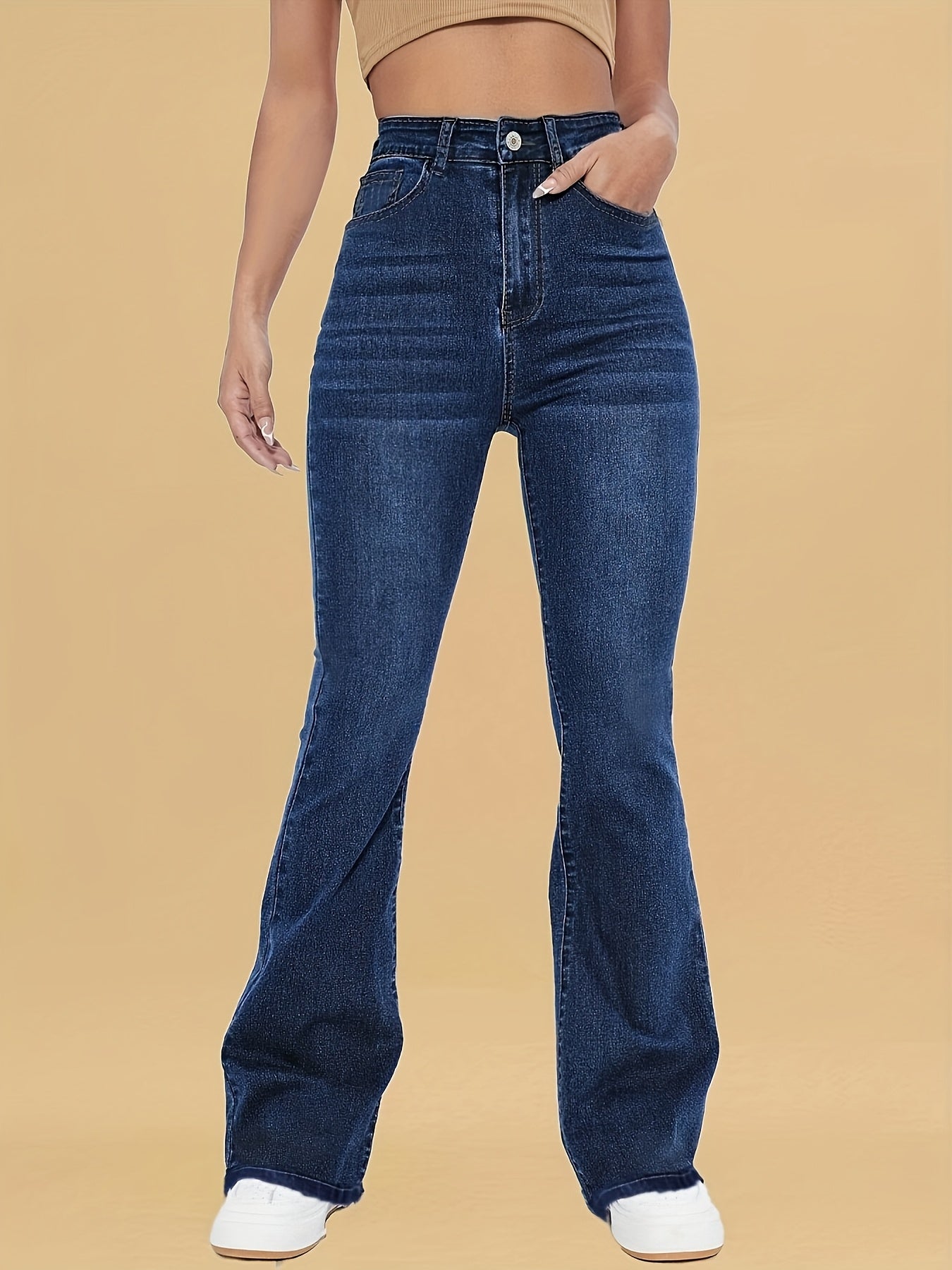 Valérie • Denim acampanado