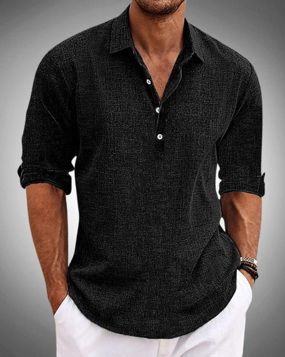 Luciano • Camisa de lino refinada