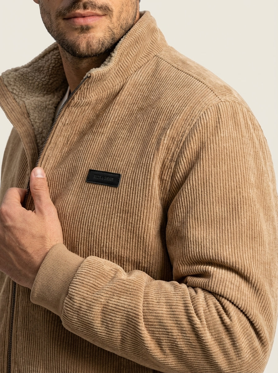 Renzo - Chaqueta de Pana con Forro de Felpa