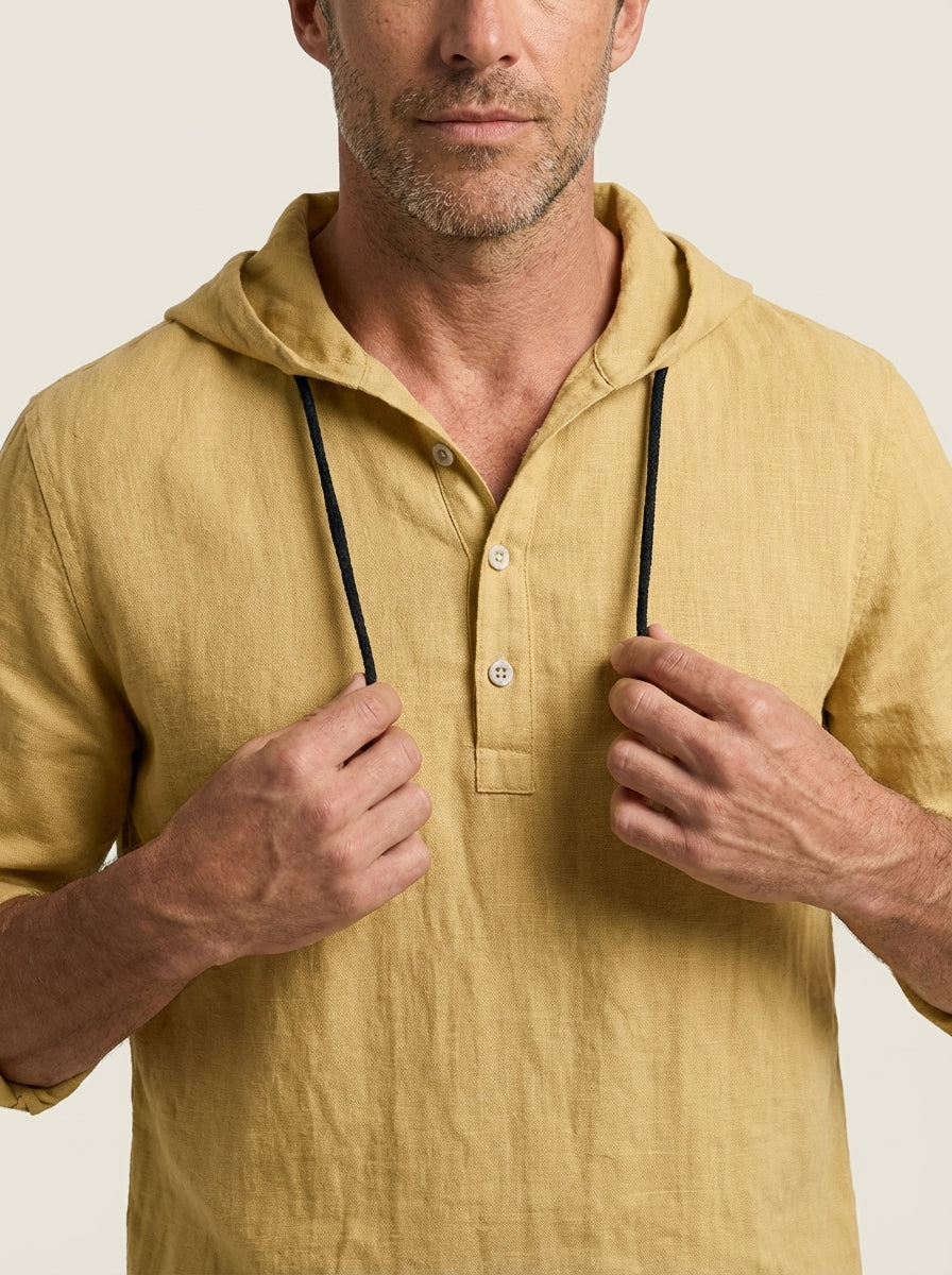 Duval - Camisa de Lujo con Capucha