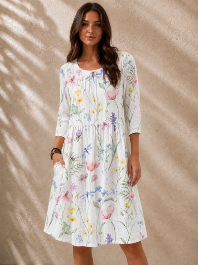 Anaïs • Vestido Midi Floral
