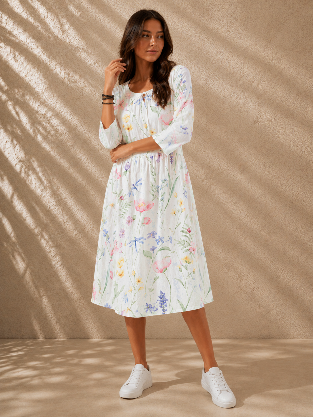 Anaïs • Vestido Midi Floral