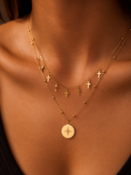 Celine™ •  Collar multicapa celestial