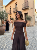 Carla • Vestido maxi elegante y sencillo