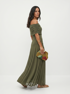 Carla • Vestido maxi elegante y sencillo