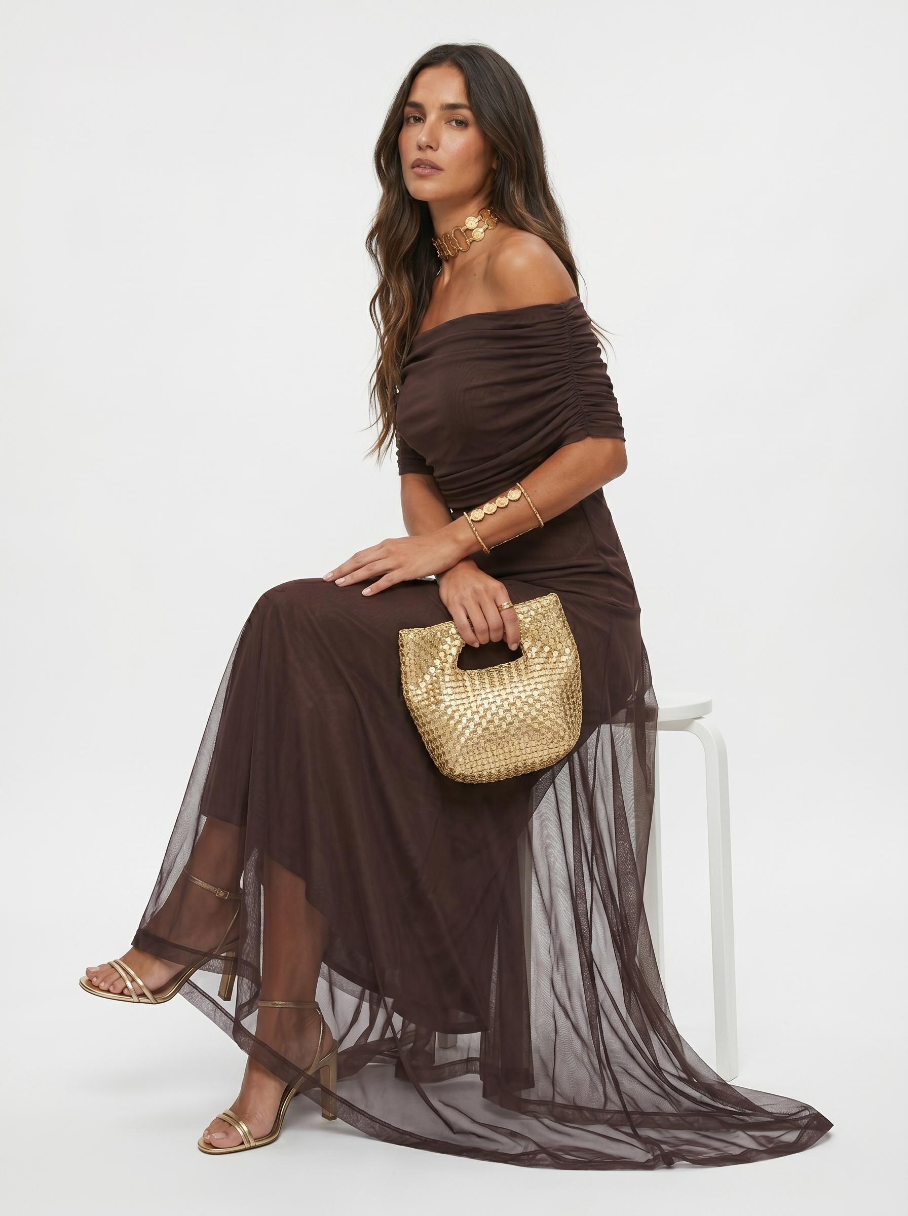Carla • Vestido maxi elegante y sencillo