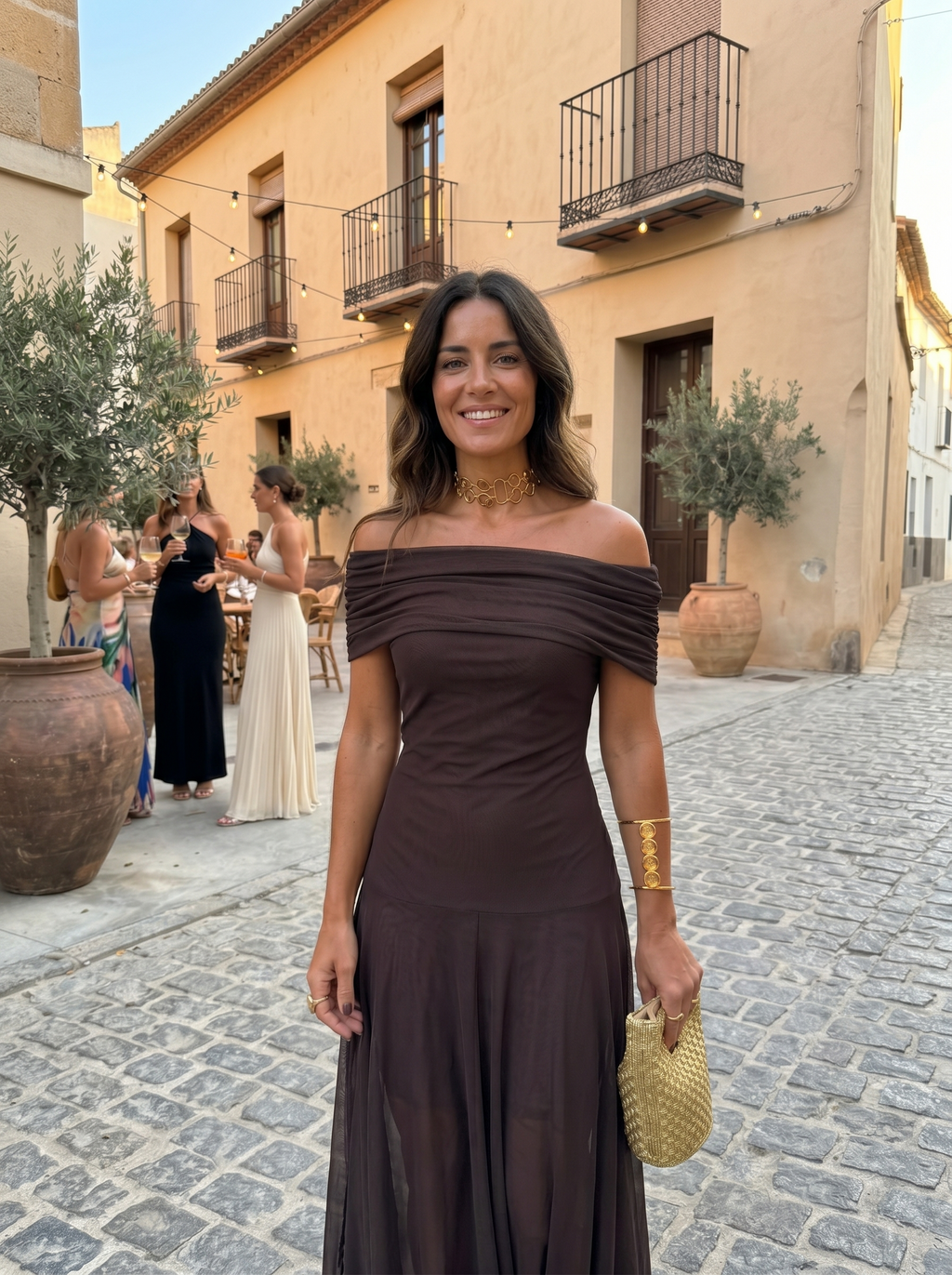 Carla • Vestido maxi elegante y sencillo