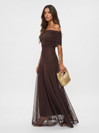 Carla • Vestido maxi elegante y sencillo