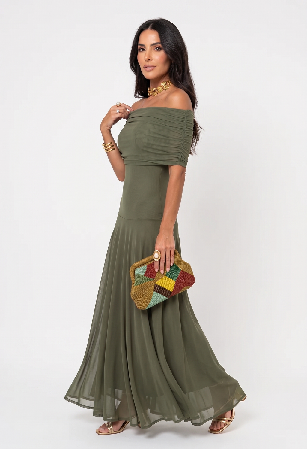 Carla • Vestido maxi elegante y sencillo