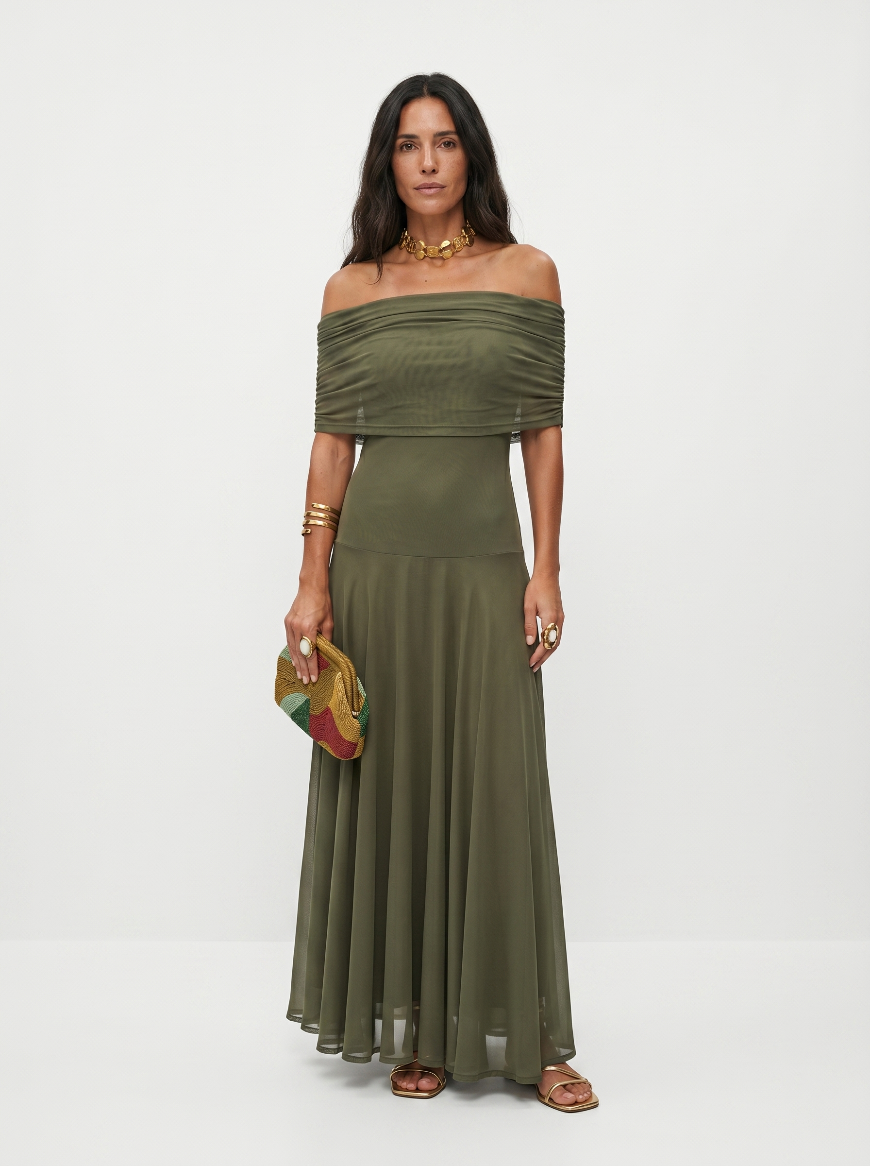 Carla • Vestido maxi elegante y sencillo