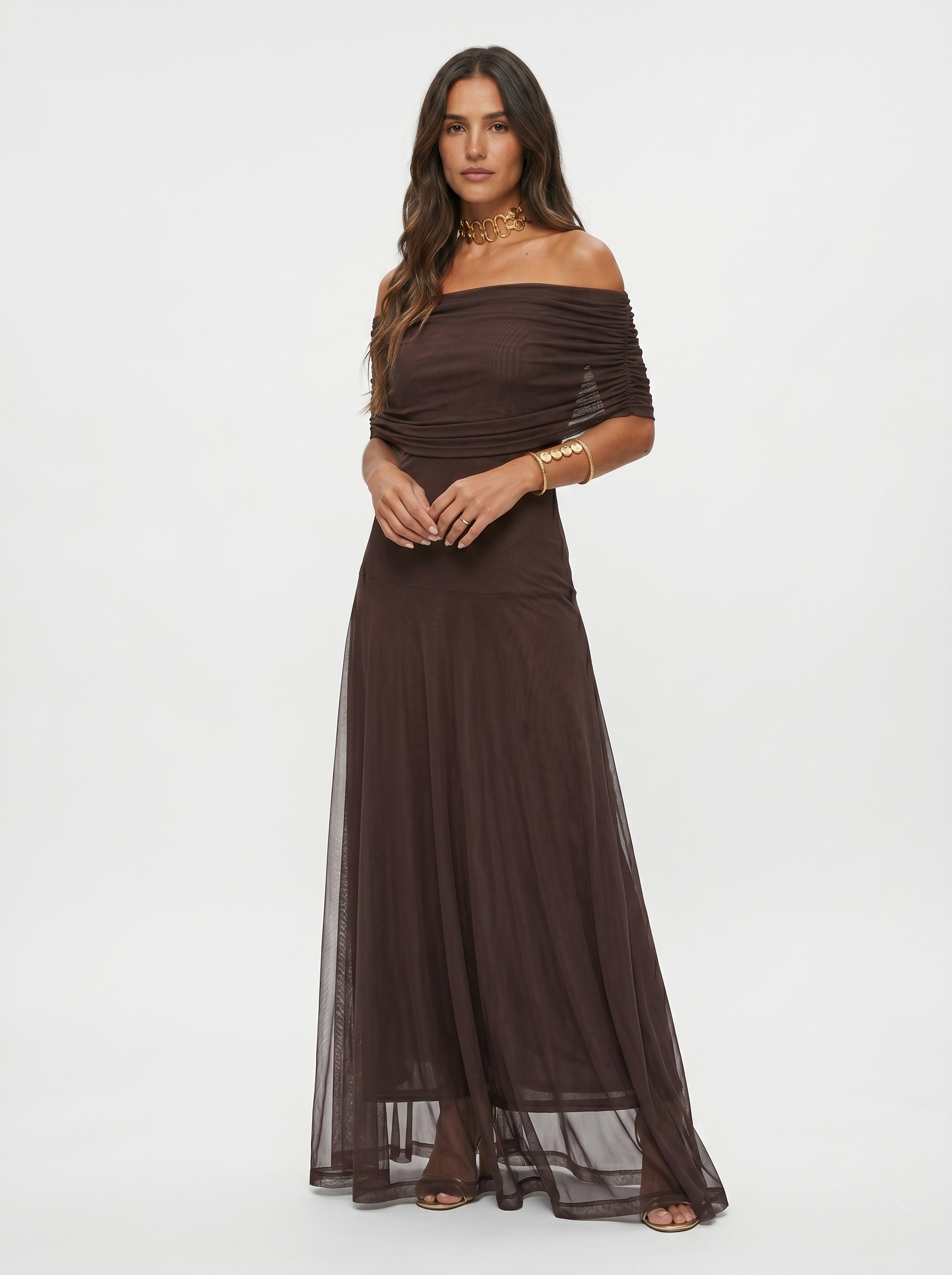 Carla • Vestido maxi elegante y sencillo