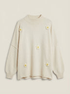 Luno - Sudadera Pullover con Flores