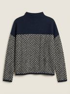 Nora - Jersey Elegante de Cuello Alto