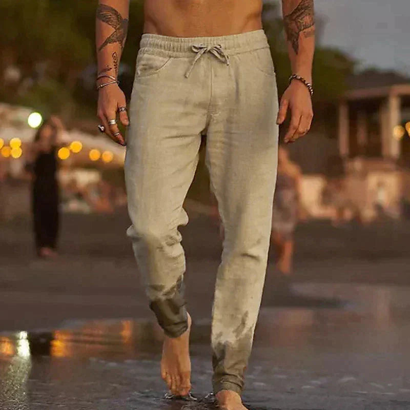 Lorenzo • Pantalón de lino relajado