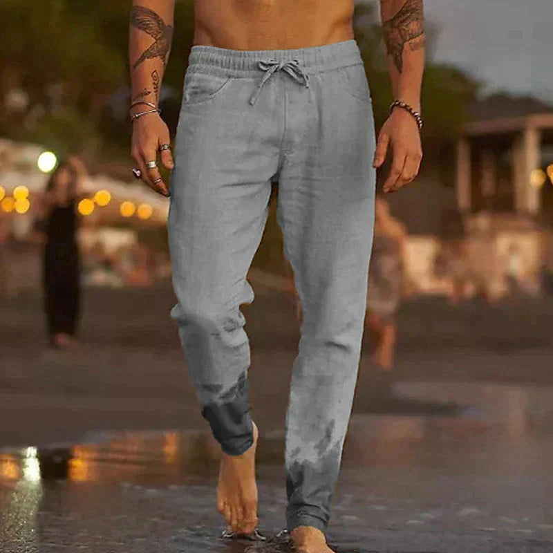 Lorenzo • Pantalón de lino relajado