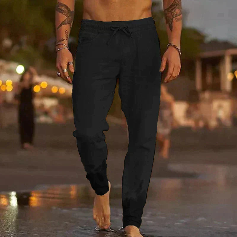 Lorenzo • Pantalón de lino relajado