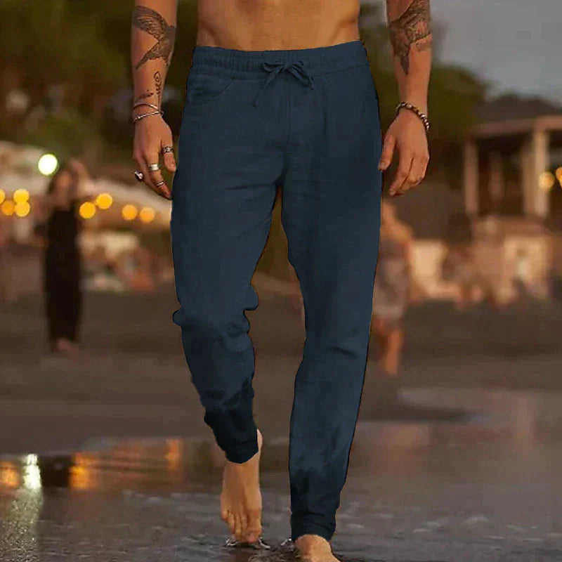 Lorenzo • Pantalón de lino relajado