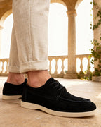 Santino • Zapato efecto ante refinado