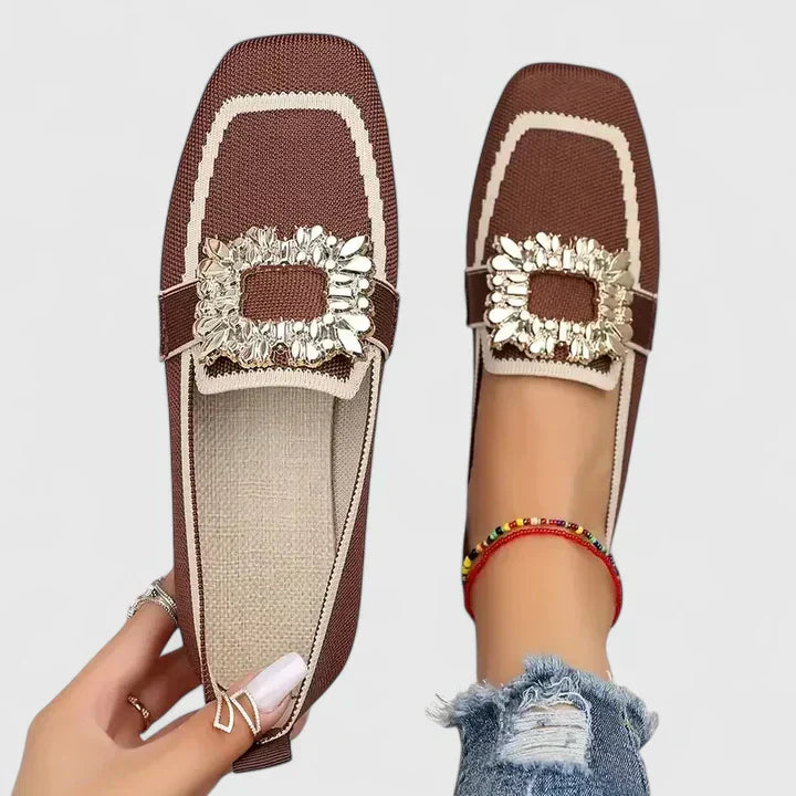 Élise • Mocasines elegantes con pedrería