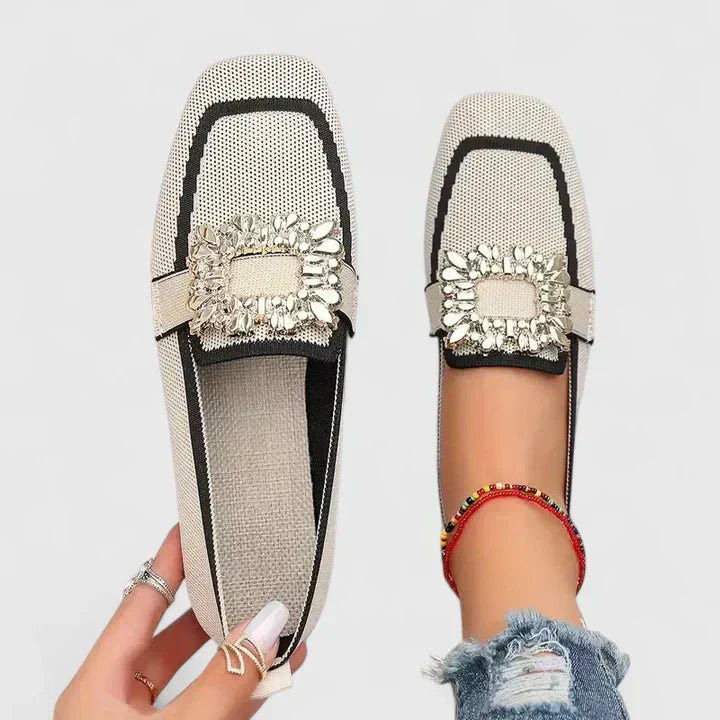 Élise • Mocasines elegantes con pedrería