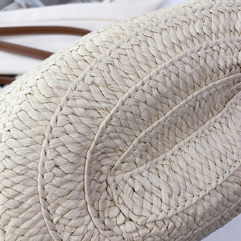 Éloise • Bolso tote de rafia premium