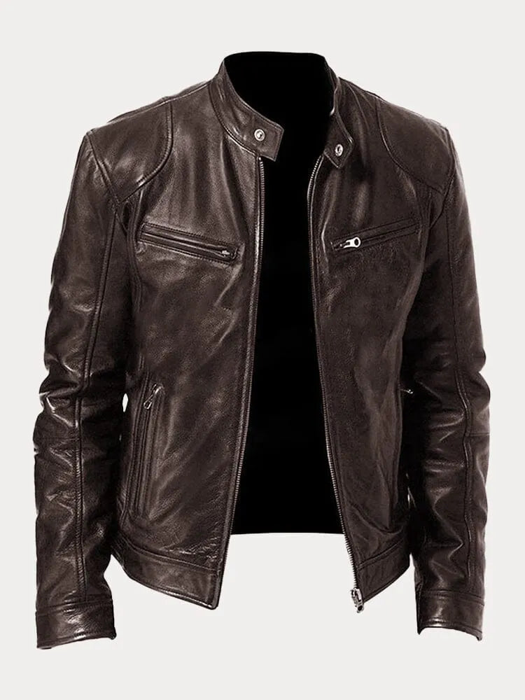 Enzo • Chaqueta efecto piel refinada