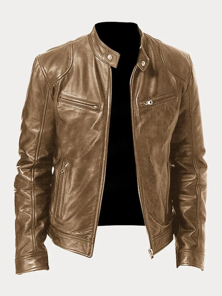 Enzo • Chaqueta efecto piel refinada
