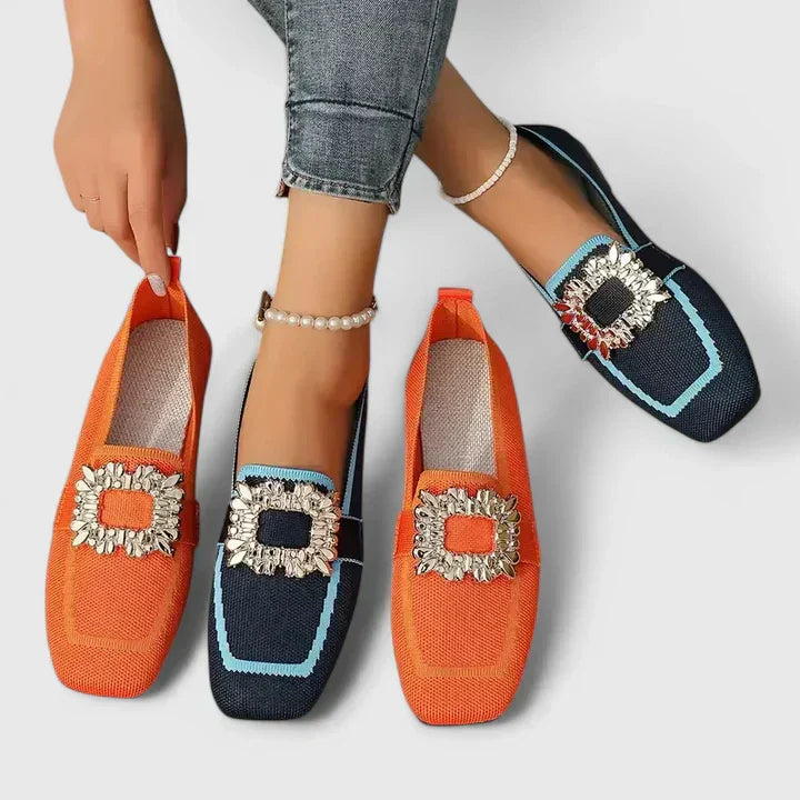Élise • Mocasines elegantes con pedrería