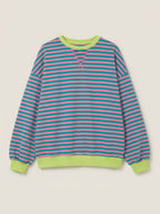 Isabella - Camiseta Manga Larga a Rayas con Cuello Redondo