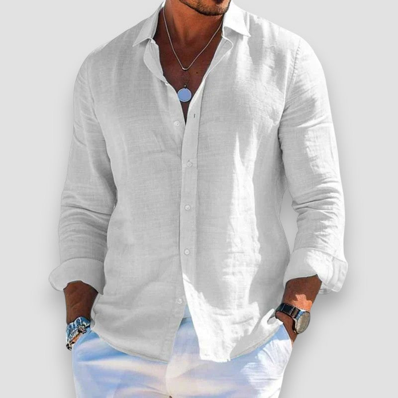 Laurent •  Camisa de lino elegante