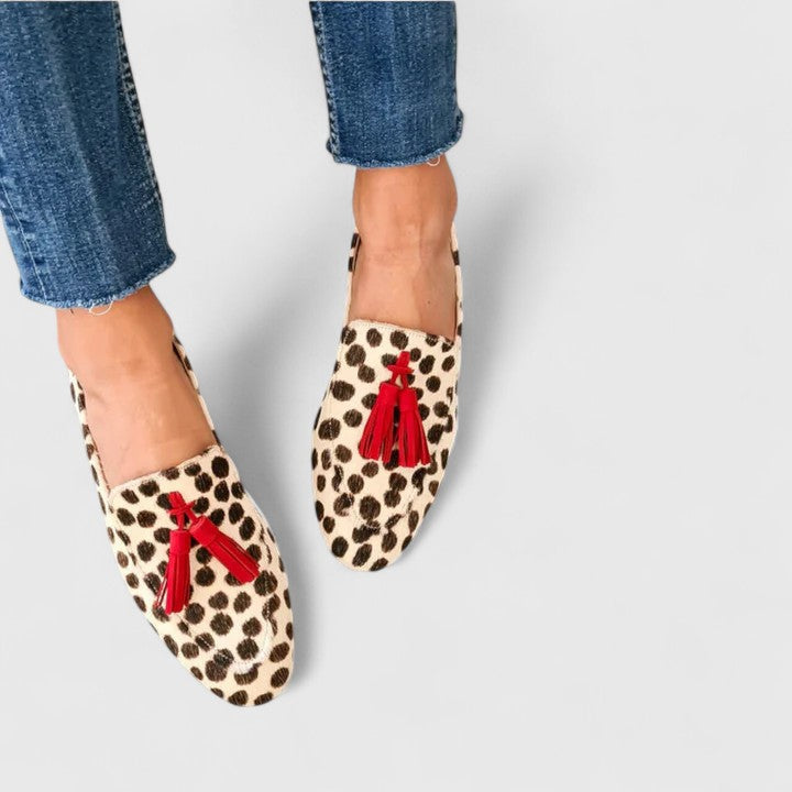 Aurélia • Mocasines estampado animal print