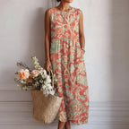 Elena • Vestido largo floral elegante