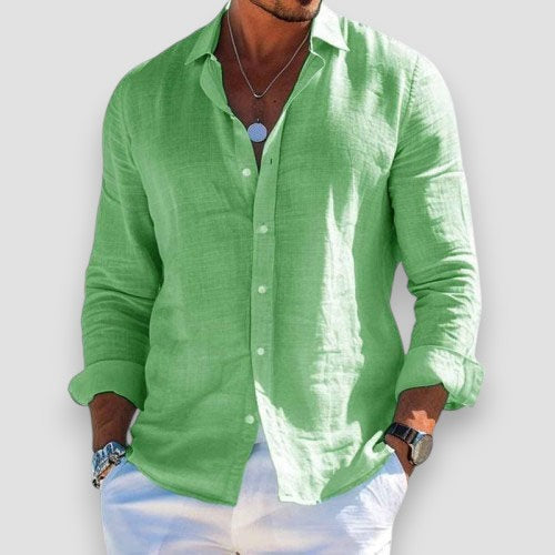 Laurent •  Camisa de lino elegante
