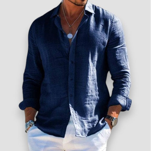 Laurent •  Camisa de lino elegante