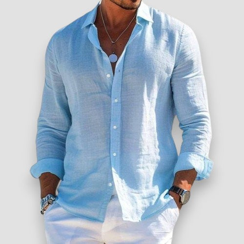 Laurent •  Camisa de lino elegante