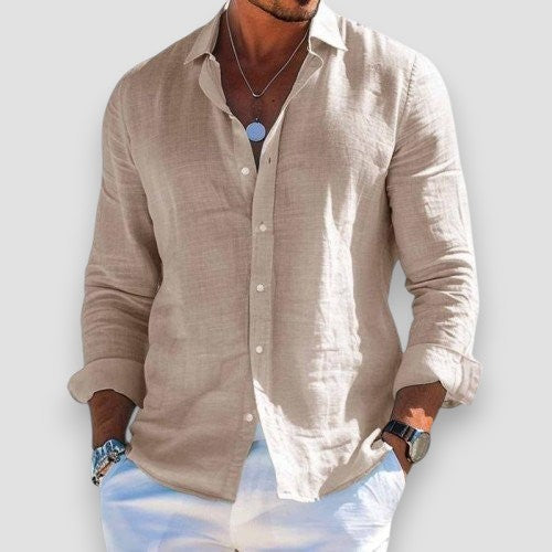 Laurent •  Camisa de lino elegante