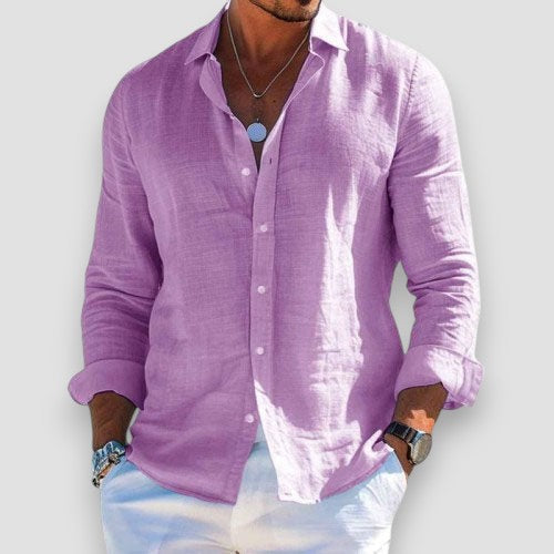 Laurent •  Camisa de lino elegante