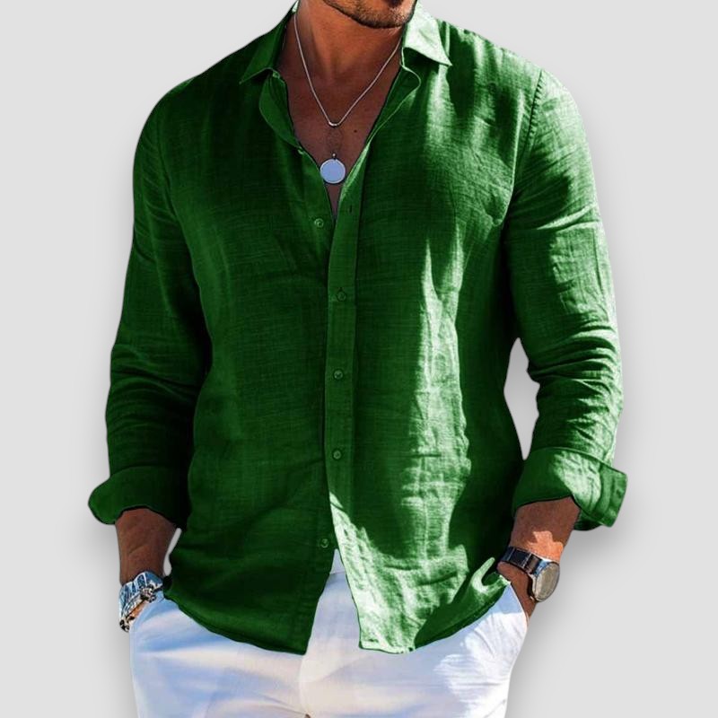 Laurent •  Camisa de lino elegante