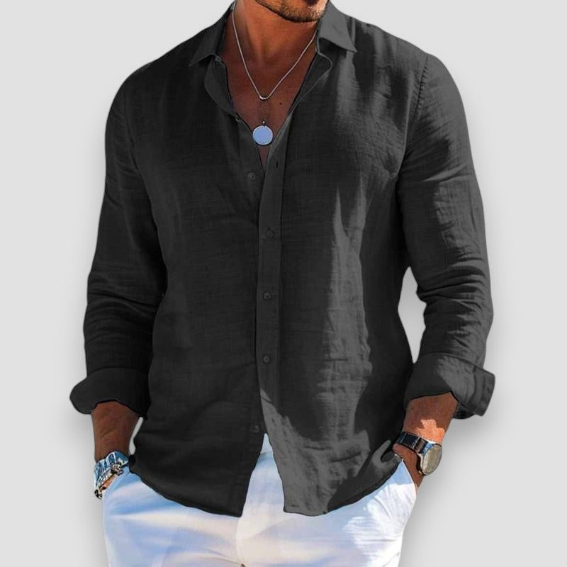 Laurent •  Camisa de lino elegante