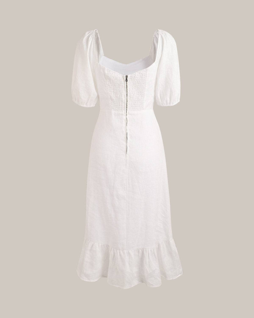Isabelle •  Vestido midi elegante con abertura lateral