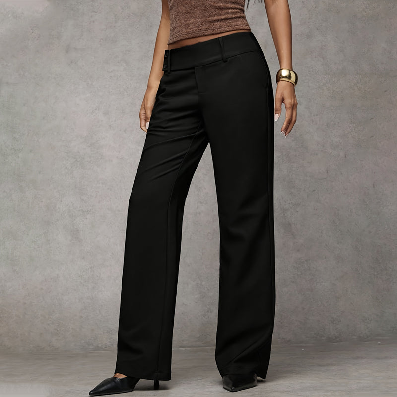 Alessia •  Pantalón elegante de pierna ancha