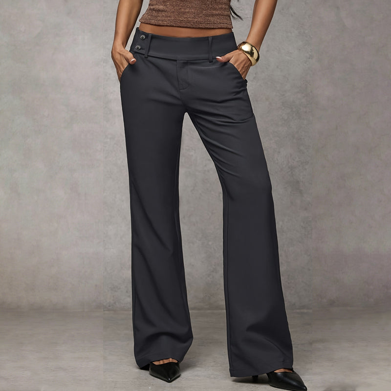 Alessia •  Pantalón elegante de pierna ancha