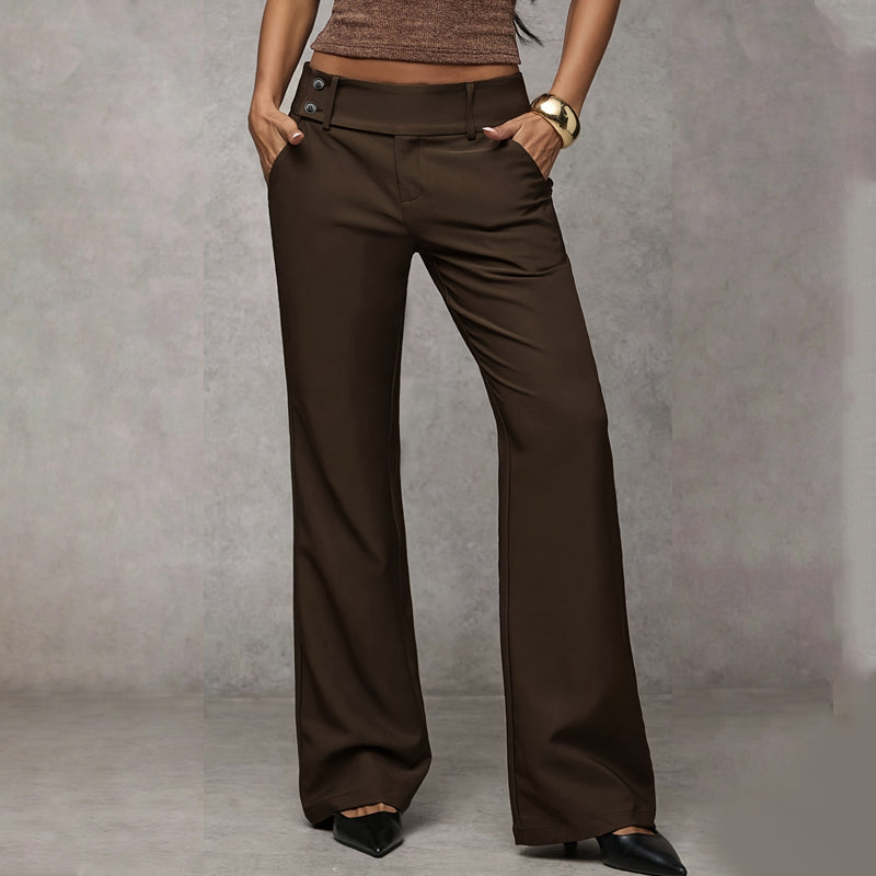 Alessia •  Pantalón elegante de pierna ancha