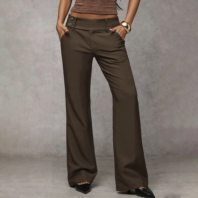 Alessia •  Pantalón elegante de pierna ancha