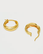 Elena™ •  Pendientes de aro orgánicos