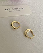 Celestia™ •  Pendientes de aro dorados