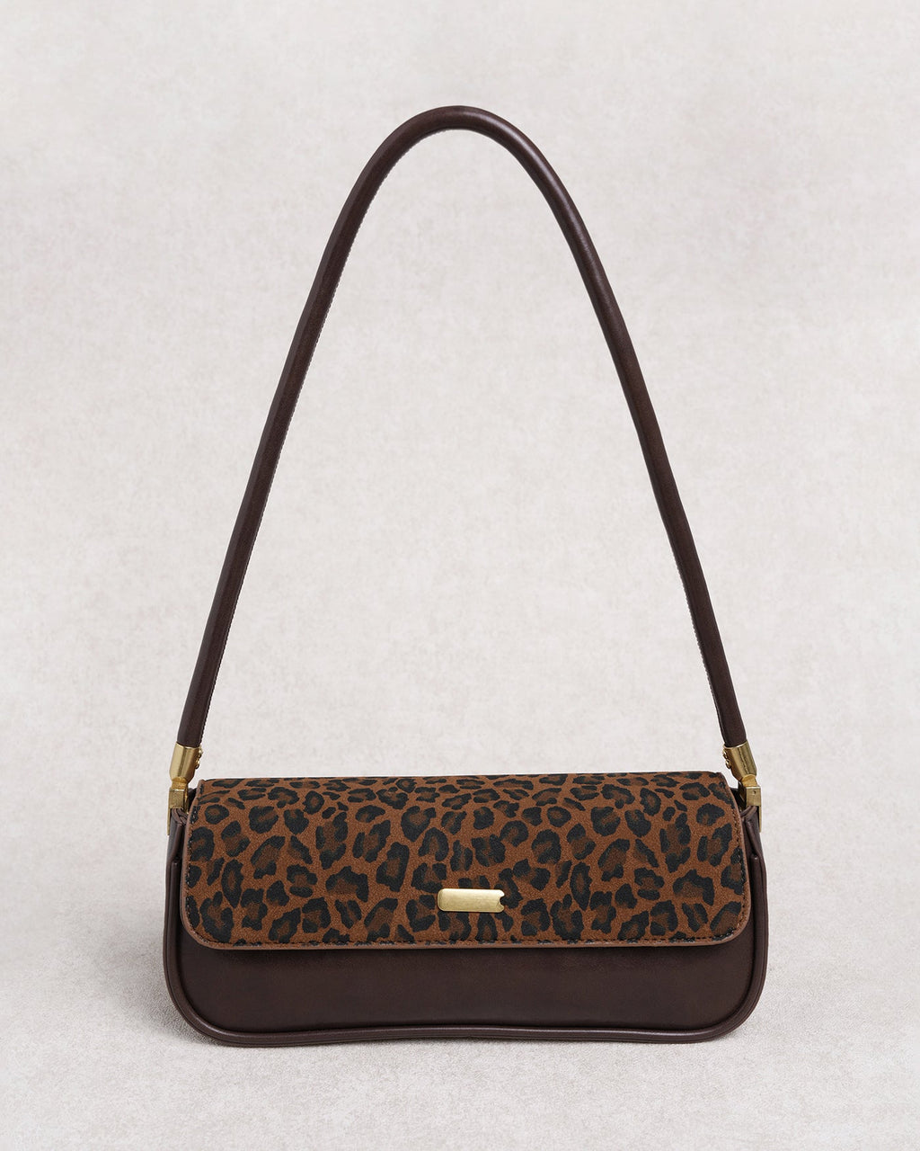 Bianca •  Bolso baguette con estampado animal