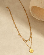 Celine™ •  Collar multicapa celestial